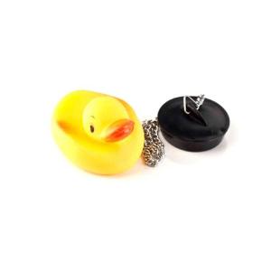 China Children Soft Vinyl Toys Bathtub Duck Plug Toy Custom Design 8*5*5cm factory
