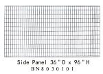 High Strength Tool Crib Cage , Steel Mesh Storage Cages 96” Long X 36” Deep X 96