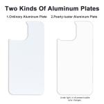 TPU PC Aluminum Sublimation Phone Case For IPhone Samsung Xiaomi