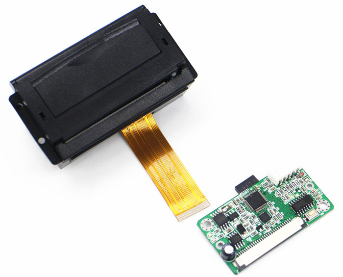 Panel kiosk type 58 mm paper width direct thermal panel mount printers