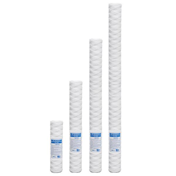 China 10*10*30cm Advert PP 5 Micron Filter Cartridge for Removing Rust and Suspended Solids factory