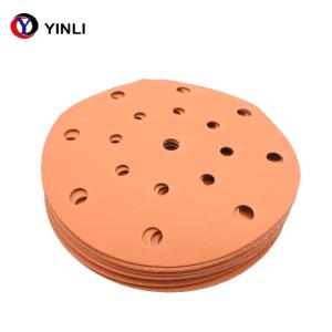 China Abrasive 5 Inch 125mm Round Sanding Discs Clean For Polishing Car Accessories factory