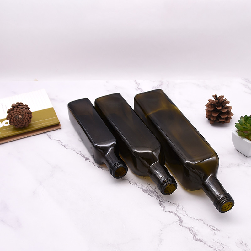 270ml 520ml 1L Lead Free Glass Edible Oil Bottle