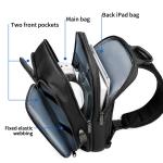 Hot selling custom logo waterproof men fashion shoulder chest crossbody sling