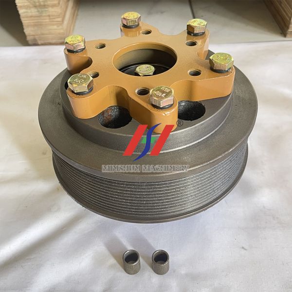 China 3066 Engine Fan Pulley Assembly, E320C Excavator Transmission Replacement factory