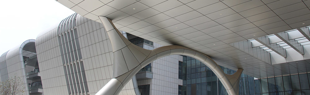 Al-Mg-Mn Alloy AA3004 Coloured Aluminium Sheet For Curved Curtain Wall