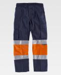 Poly Cotton Mens Outdoor Work Pants / Multi - Pocket Outside Work Clothes