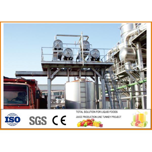 China 750T/day Tomato Paste Production Line Plant 15.01t/h Steam Consumption factory