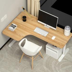 China Bamboo Suppliers Design Library Boardroom Reading Table Rustic Brown Desktop Color factory
