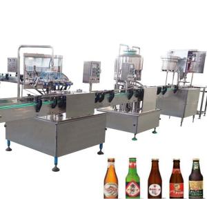 SS304 Carbonated Beverage Filling Machine , Splity Tpe Small Beer Filling
