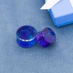 13mm Purple Marble Ear Plug Tunnels