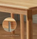 Nordic Style Wood Dining Table and Dinning Chair Set for Modern Home Furniture