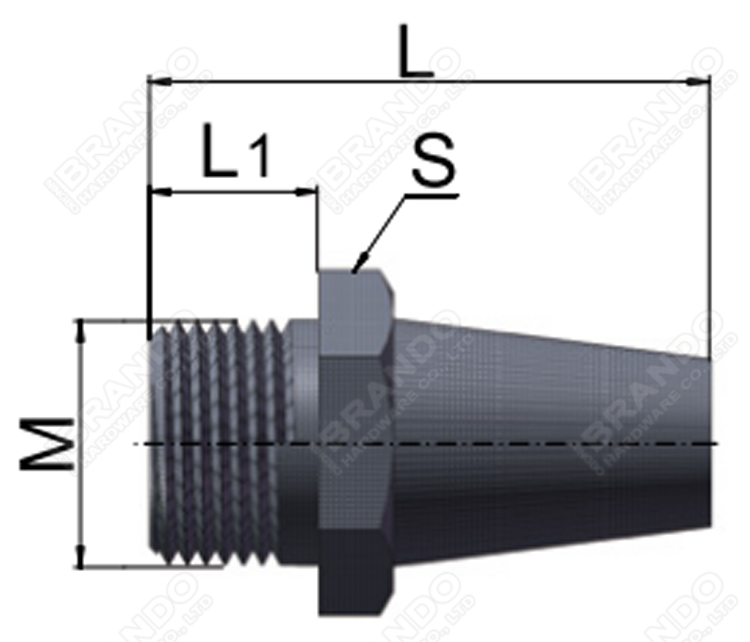 Sintered Bronze Air Cylinder Pneumatic Valve Silencer Muffler 1/4''