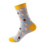 Valentines Day Gifts Regular Style Knitted Mens Dress Socks with Happy Funny