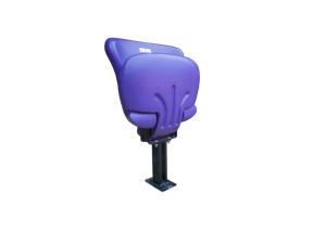 China UV Resistant HDPE Folding Stadium Chairs For Football Stadium factory