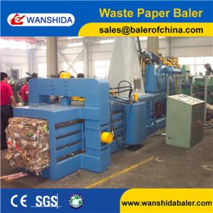 China 50TON China Automatic Horizontal Waste Paper Balers machine For plastic films and PET Bottles for recycling factory
