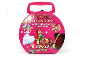 China custom DVD tin case with handle factory
