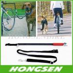 HS-D01 Running retractable China dog training bike leash walking bike dog