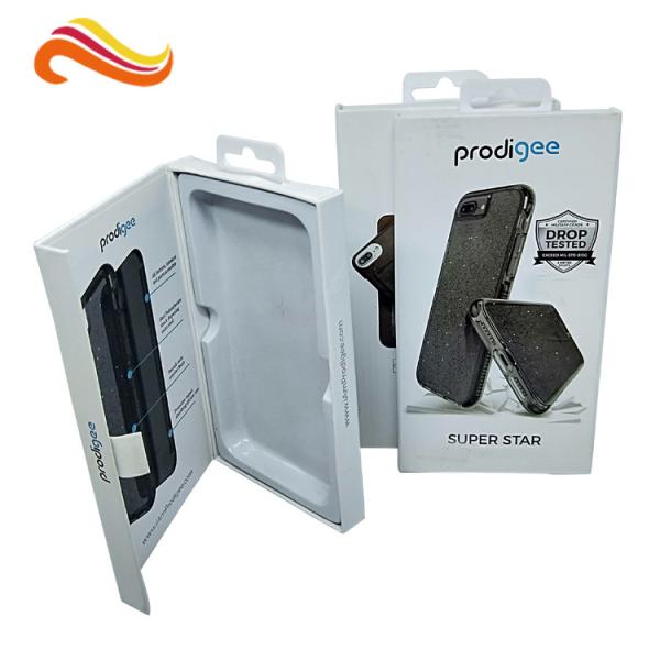 Eco Phone Case Electronics Packaging Custom Matt Lamination Eco - Friendly