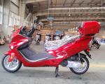 13" Aluminum Rim CVT Water Cooled Adult Gas Scooter 250cc With Aluminum Foot