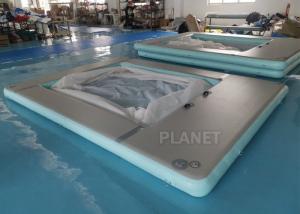 China Anti Jellyfish Yacht Inflatable Floating Ocean Pool With Net factory