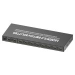 18Gbps 3D 4K X 2K 60HZ 2x8 HDMI Splitter