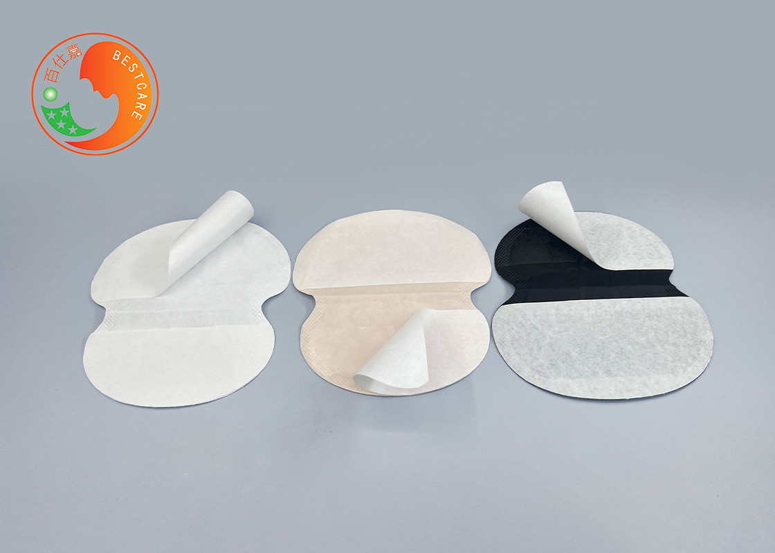Comfortable Adhesive Underarm Sweat Pads Pure Cotton For Sensitive Skin