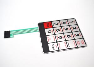 China Waterproof Non Tactile Flat Membrane Switch Keypad For Home Appliance factory