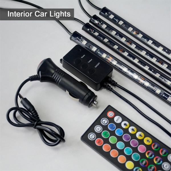 Wi-Fi+Bluetooth double mode, Smart Interior Car LED Lights(Dream Color),Music