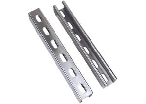 China Wall Mounted Adjustable Metal Shelving Accessories Double Slotted Standard factory