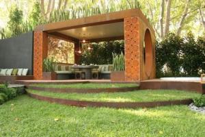 China Exterior Custom Modern Aluminum Pergola Lightweight With Adjustable Louvers factory