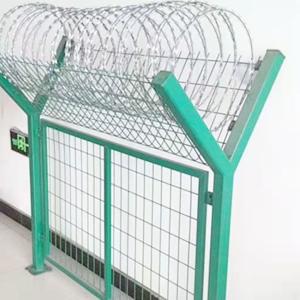 China Anping TLWY Curved 3D Wire Mesh Fence Green Galvanized ODM OEM factory