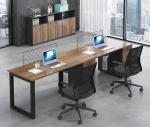 Office Furniture Table Two Person Melamine Office Workstation