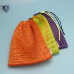 Care Wash Mesh Laundry Bag For Clothes / Bra / Lingerie Zippered Multi Color