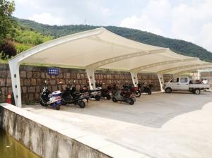 China Strong Tensile 950gsm 1150gsm PVC Membrane Structure factory