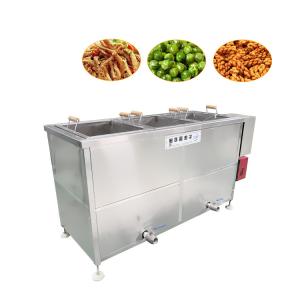 China Food Factories 50kg/H 100kg/H Potato Chips Frying Machine factory