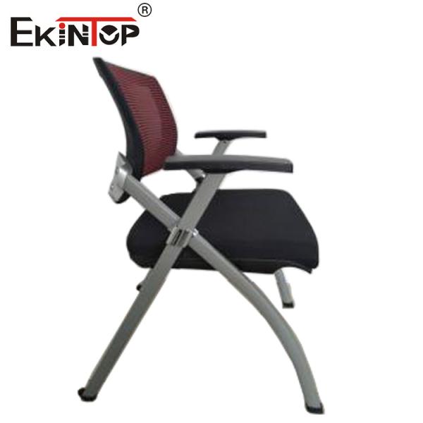 China Modern Black Training Chair and Table Foam Cushion Foldable Design factory