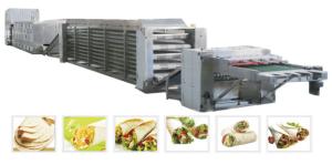 China Touch Screen 1300pcs/h 55kw Lavash Bread Making Machine factory