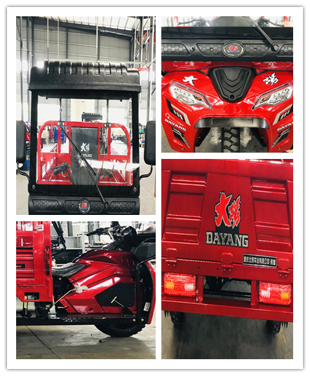 151 200cc Displacement Semi-closed Cabin Motorcycle for Heavy Duty Cargo Transport