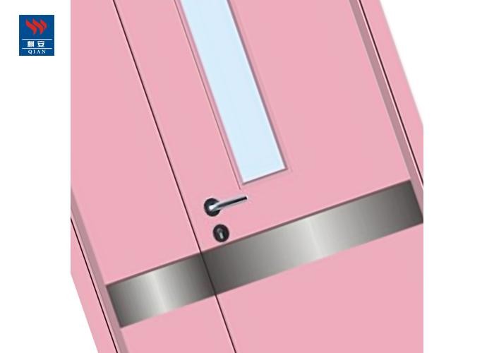 UL Listed Fireproof Vision Panel 90minute Fire Doors For Hospitals
