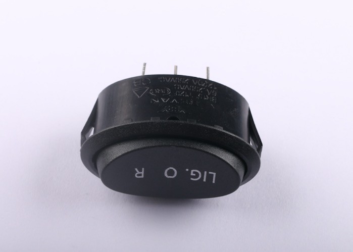 Waterproof Snap In Oval Rocker Switch White Black Green Red Optional