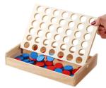 Educational Kids Line Up Row Board Puzzle Toy Wooden Foldable