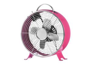 China 9 Inch Retro Table Fan Air Circulator 25 Watt Motor 2 Speed Options Space Saving factory