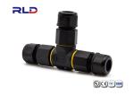 T Shape 2 Pin 3 Way AC250V IP68 Waterproof Connector