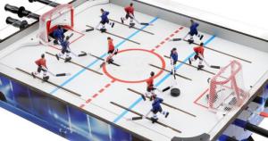 China Mini Rod Hockey Table Color Design Electronic Scorer With Ice / Stick Hockey factory