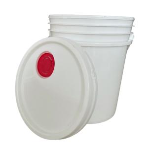 China Customize Your Pet Food Storage with 5 Gallon Plastic Bucket and Spout Lid 18L Capacity factory