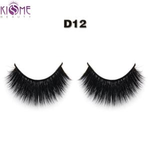 China Long Thick Synthetic False Eyelashes Volume Dramatic 3d Silk Eyelashes factory