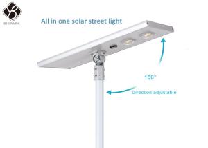 China IP67 Solar Powered Street Lights 50W , LED Solar Street Lamp 3 Years Warranty factory