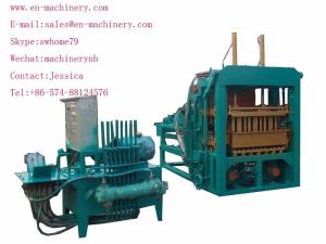 China China hollow cement block making machine 4-15 Semi Auto Brick Making Machine factory