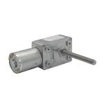 Faradyi Custom Worm Reducer Dc Right Angle Gear Motor Dc Motor 12V 24V 40Nm Dc
